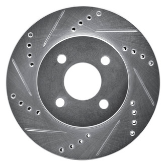 DFC® - Premium Drilled and Slotted Front Driver Side Brake Rotor