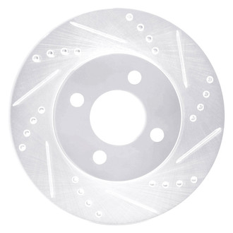 DFC® - Premium Drilled and Slotted Front Passenger Side Brake Rotor