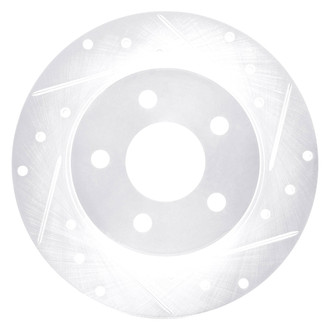DFC® - Premium Drilled and Slotted Rear Passenger Side Brake Rotor