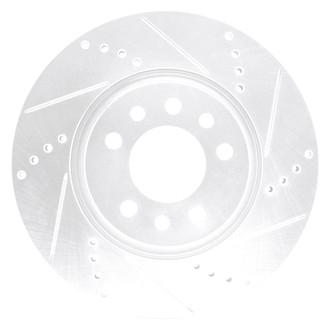 DFC® - Premium Drilled and Slotted Front Passenger Side Brake Rotor