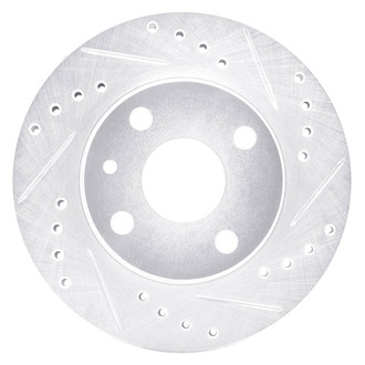 DFC® - Premium Drilled and Slotted Front Driver Side Brake Rotor