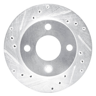 DFC® - Premium Drilled and Slotted Front Driver Side Brake Rotor