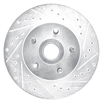 DFC® - Premium Drilled and Slotted Front Passenger Side Brake Rotor