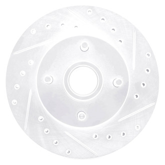 DFC® - Premium Drilled and Slotted Front Passenger Side Brake Rotor