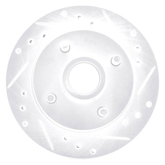 DFC® - Premium Drilled and Slotted Front Passenger Side Brake Rotor