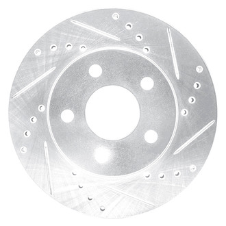 DFC® 631-54022R - Premium Drilled and Slotted Front Passenger Side Brake Rotor