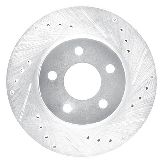 DFC® - Premium Drilled and Slotted Front Passenger Side Brake Rotor