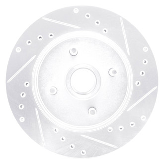 DFC® - Premium Drilled and Slotted Front Passenger Side Brake Rotor