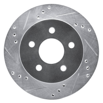 DFC® - Premium Drilled and Slotted Rear Driver Side Brake Rotor