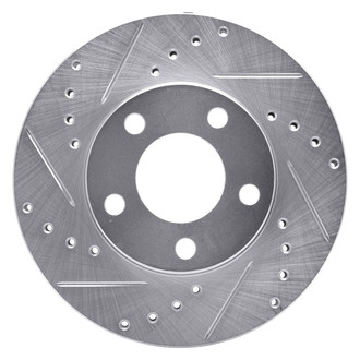 DFC® - Premium Drilled and Slotted Front Driver Side Brake Rotor