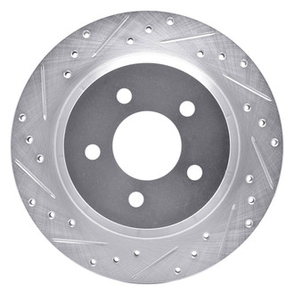 DFC® - Premium Drilled and Slotted Rear Driver Side Brake Rotor