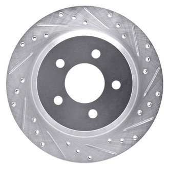 DFC® - Premium Drilled and Slotted Rear Passenger Side Brake Rotor