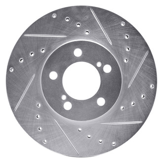 DFC® - Premium Drilled and Slotted Front Passenger Side Brake Rotor