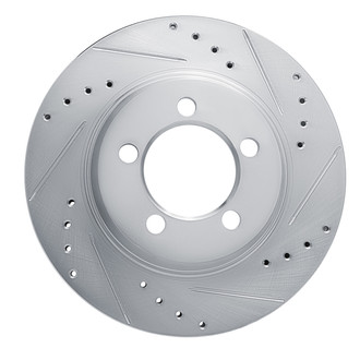 DFC® - Premium Drilled and Slotted Front Passenger Side Brake Rotor
