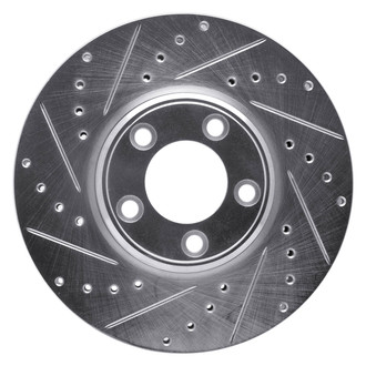 DFC® - Premium Drilled and Slotted Front Driver Side Brake Rotor