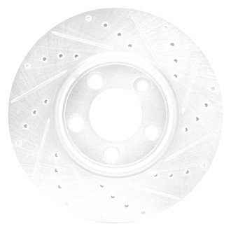 DFC® - Premium Drilled and Slotted Front Passenger Side Brake Rotor