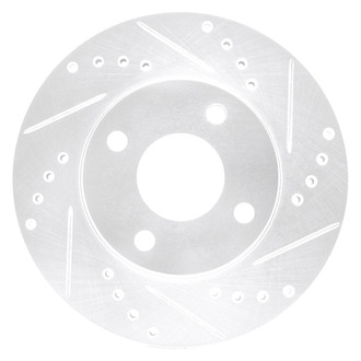 DFC® - Premium Drilled and Slotted Front Passenger Side Brake Rotor
