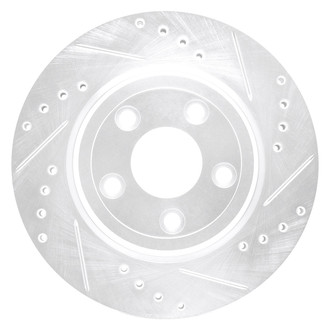 DFC® - Premium Drilled and Slotted Rear Passenger Side Brake Rotor