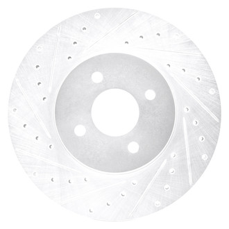 DFC® - Premium Drilled and Slotted Front Driver Side Brake Rotor