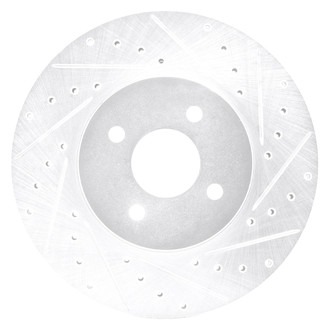 DFC® - Premium Drilled and Slotted Front Passenger Side Brake Rotor