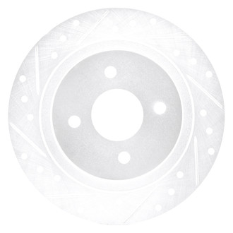 DFC® - Premium Drilled and Slotted Rear Driver Side Brake Rotor