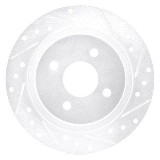 DFC® - Premium Drilled and Slotted Rear Passenger Side Brake Rotor