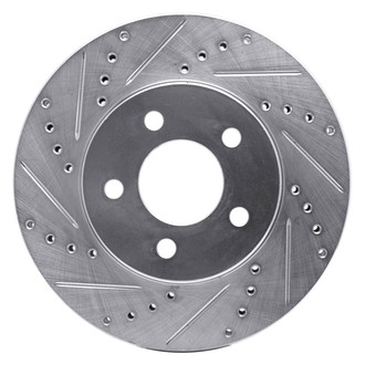 DFC® - Premium Drilled and Slotted Front Driver Side Brake Rotor