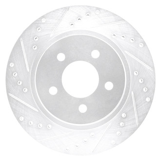 DFC® - Premium Drilled and Slotted Rear Driver Side Brake Rotor
