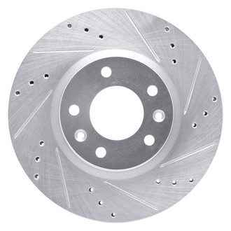 DFC® - Premium Drilled and Slotted Front Passenger Side Brake Rotor