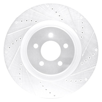 DFC® - Premium Drilled and Slotted Front Passenger Side Brake Rotor