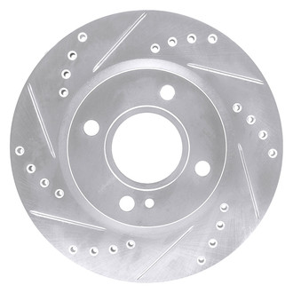 DFC® - Premium Drilled and Slotted Front Driver Side Brake Rotor