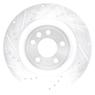 DFC® - Premium Drilled and Slotted Front Driver Side Brake Rotor