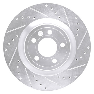 DFC® - Premium Drilled and Slotted Front Passenger Side Brake Rotor