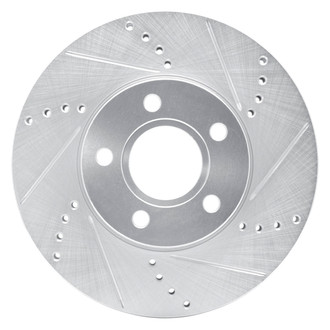 DFC® - Premium Drilled and Slotted Front Passenger Side Brake Rotor
