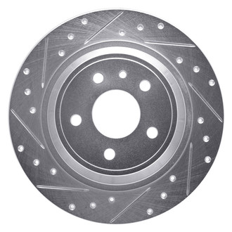 DFC® - Premium Drilled and Slotted Rear Driver Side Brake Rotor