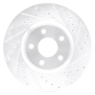 DFC® - Premium Drilled and Slotted Front Passenger Side Brake Rotor