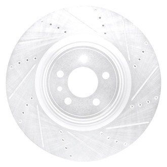 DFC® - Premium Drilled and Slotted Front Passenger Side Brake Rotor