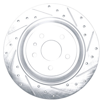 DFC® - Premium Drilled and Slotted Rear Passenger Side Brake Rotor