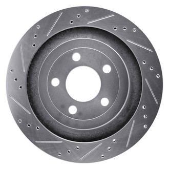 DFC® - Premium Drilled and Slotted Rear Driver Side Brake Rotor