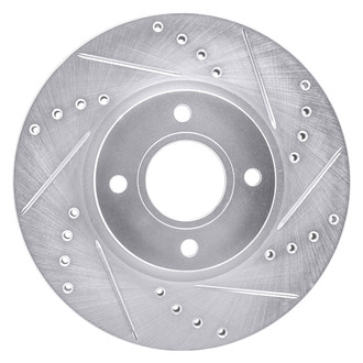 DFC® - Premium Drilled and Slotted Front Passenger Side Brake Rotor