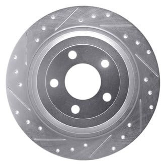 DFC® - Premium Drilled and Slotted Rear Driver Side Brake Rotor