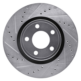 DFC® - Premium Drilled and Slotted Front Driver Side Brake Rotor