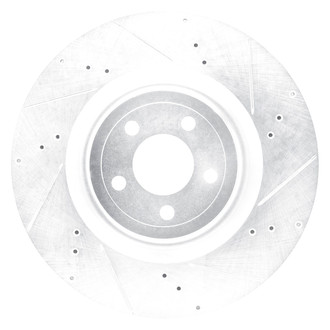 DFC® - Premium Drilled and Slotted Front Passenger Side Brake Rotor