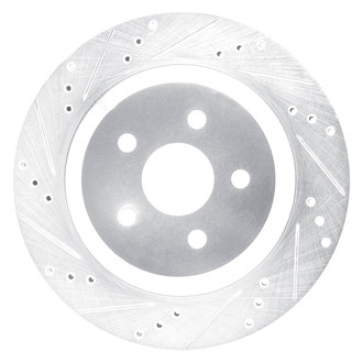 DFC® - Premium Drilled and Slotted Rear Driver Side Brake Rotor