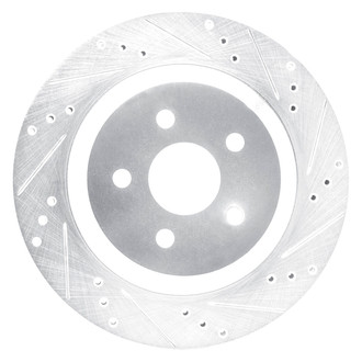 DFC® - Premium Drilled and Slotted Rear Passenger Side Brake Rotor