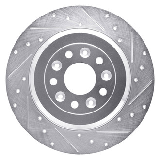 DFC® - Premium Drilled and Slotted Rear Passenger Side Brake Rotor