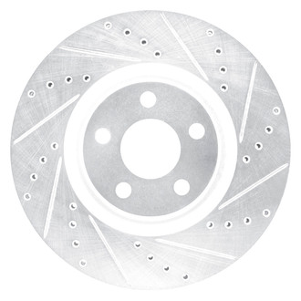 DFC® - Premium Drilled and Slotted Front Passenger Side Brake Rotor