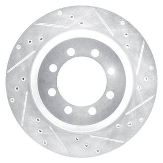 DFC® - Premium Drilled and Slotted Front Passenger Side Brake Rotor