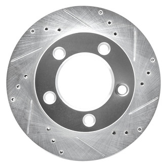 DFC® - Premium Drilled and Slotted Front Passenger Side Brake Rotor