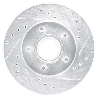 DFC® - Premium Drilled and Slotted Front Passenger Side Brake Rotor
